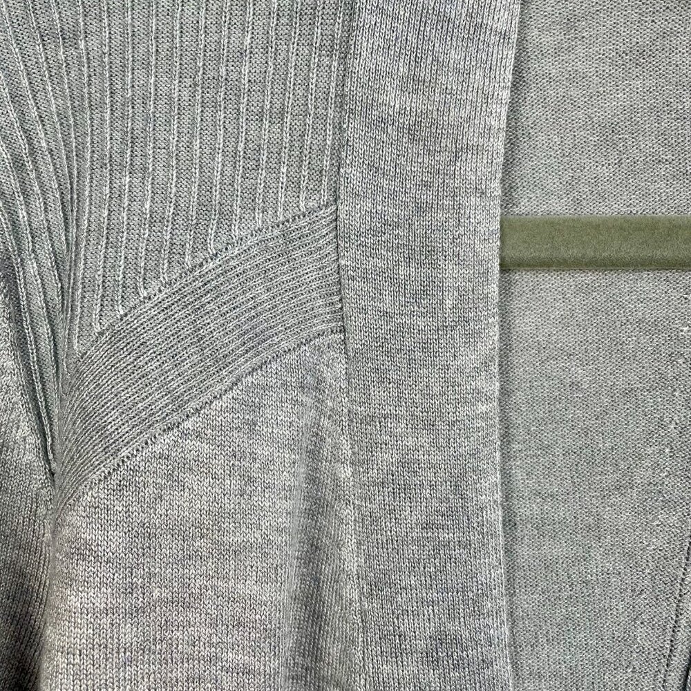 Love Ellie Gray Longline Open Front Duster Cardigan Size L NWOT - Picture 5 of 14